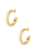 Nila - hoops Goud
