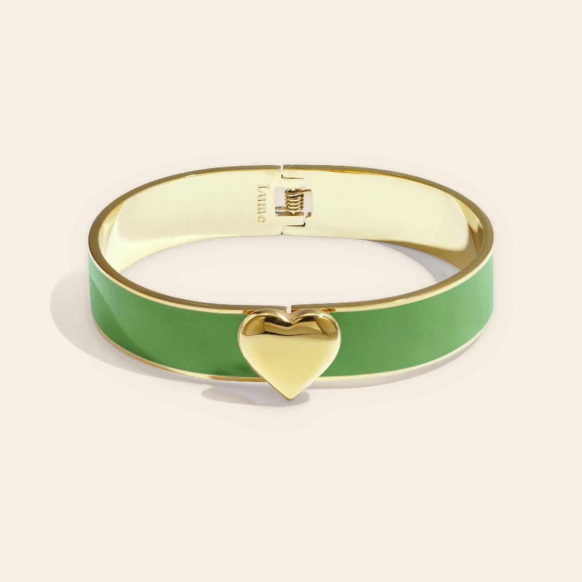 Amélie - Emaille armband met hartje