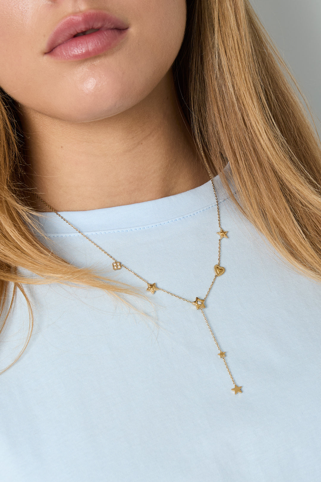 Starlet - hanger ketting Goud