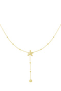 Coquille - hanger ketting Goud detail
