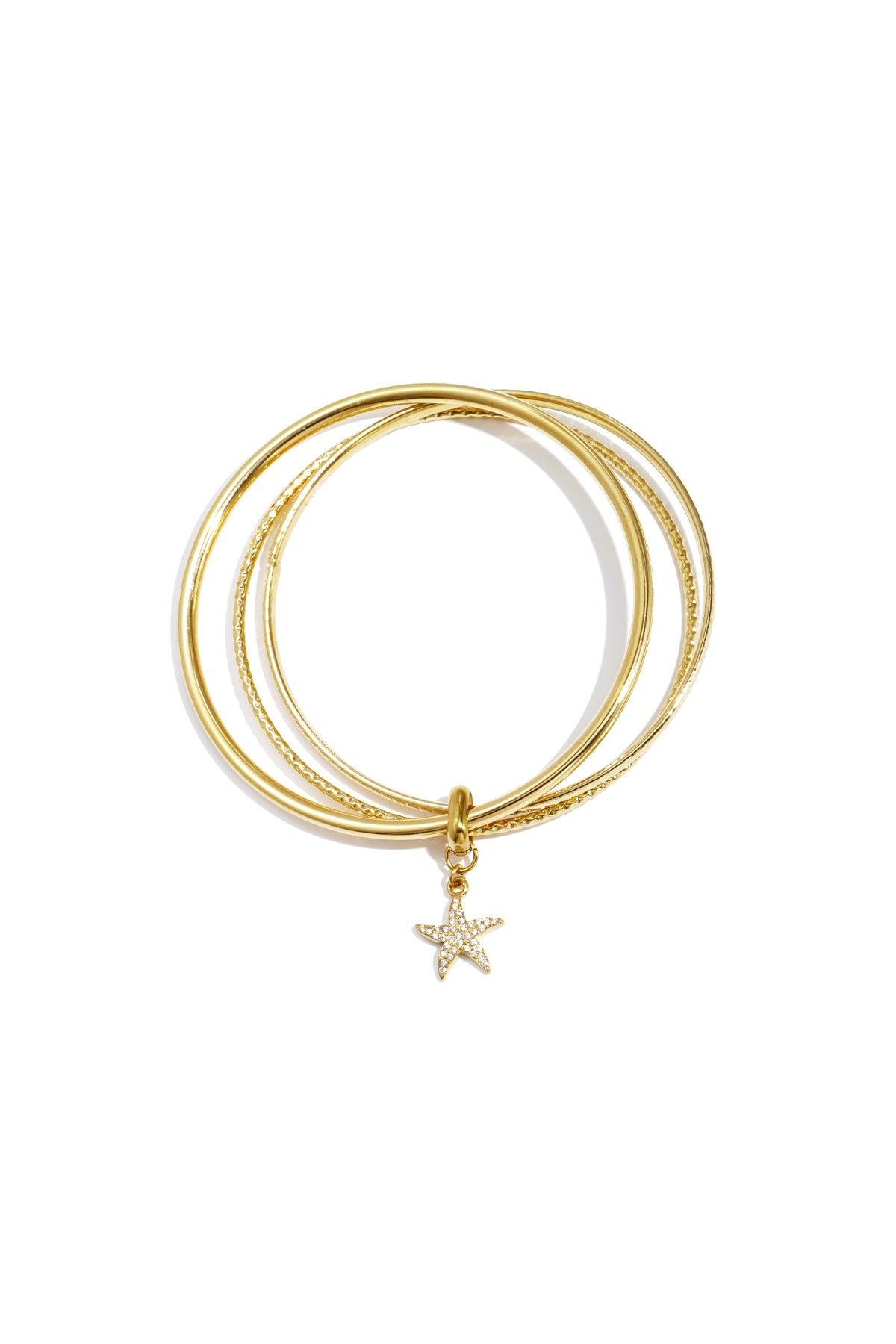 Bambi - manchet armband Goud detail