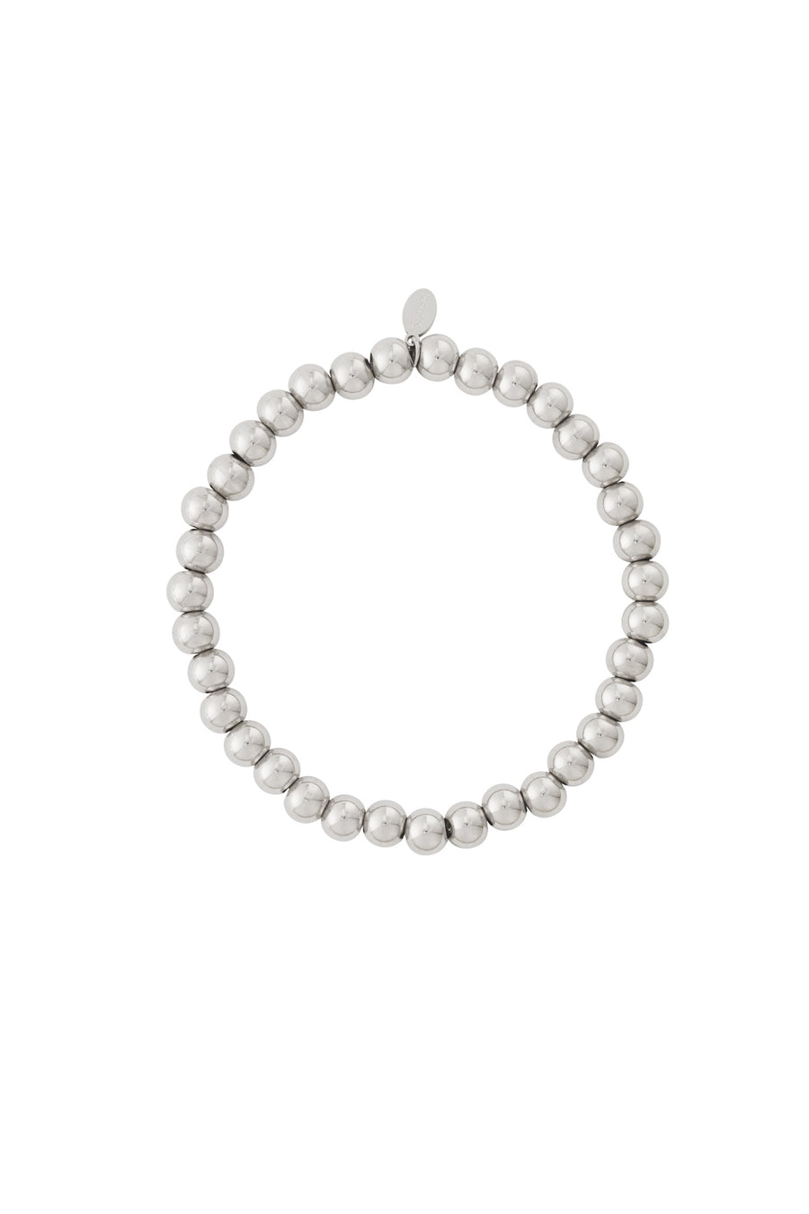 Stone - schakelarmband zilverkleurig