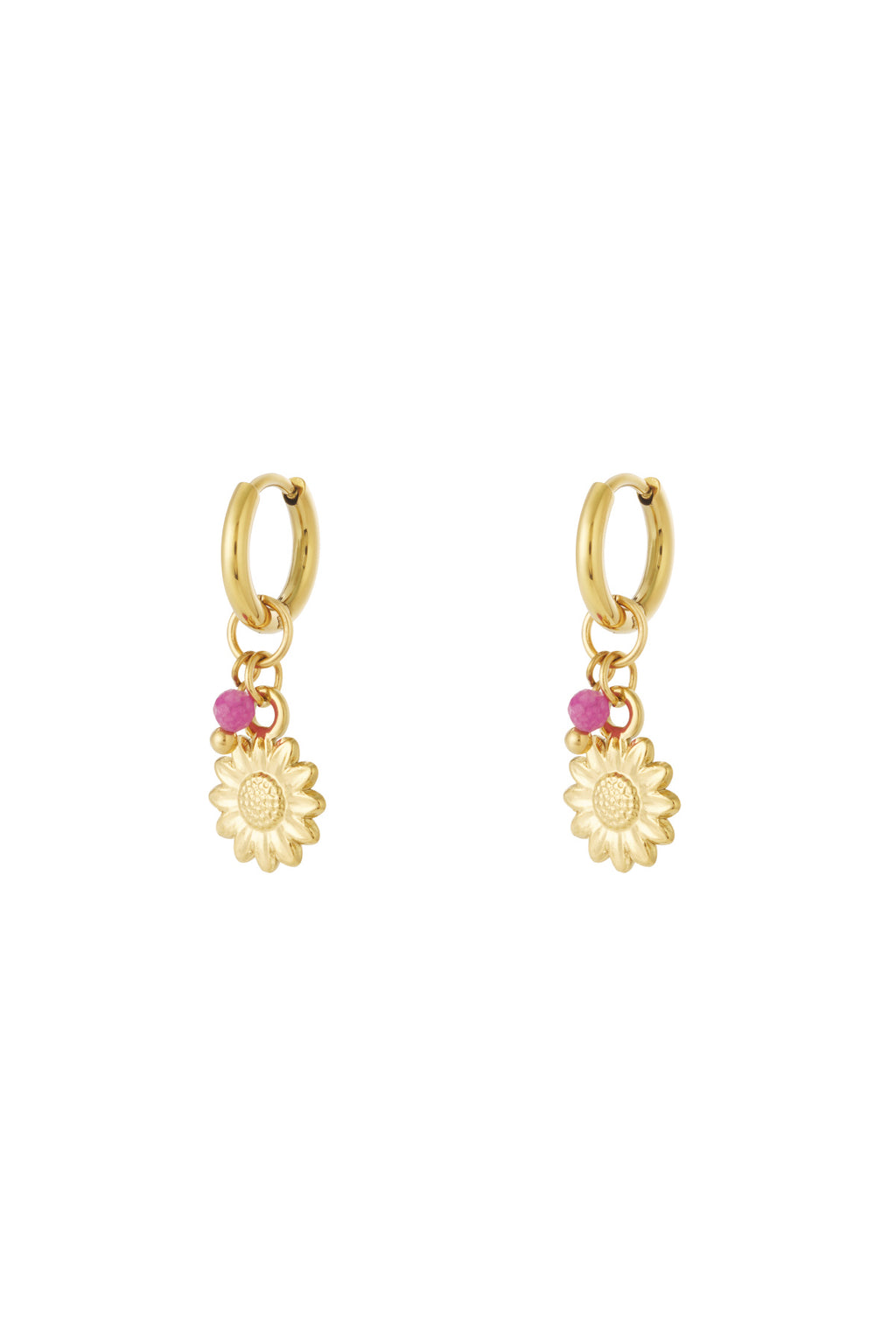 Rose - studs Roze