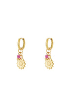 Rose - studs Roze