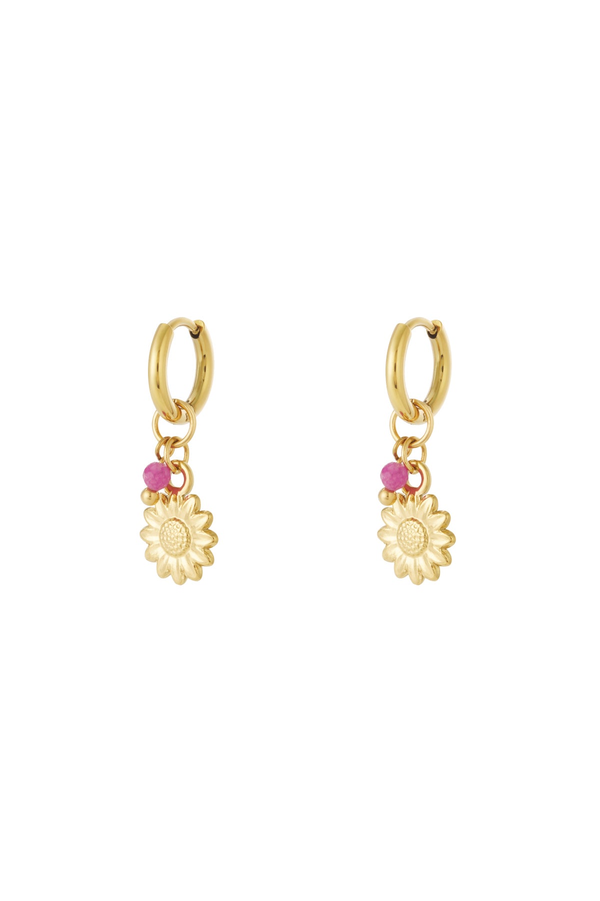 Rose - studs Roze