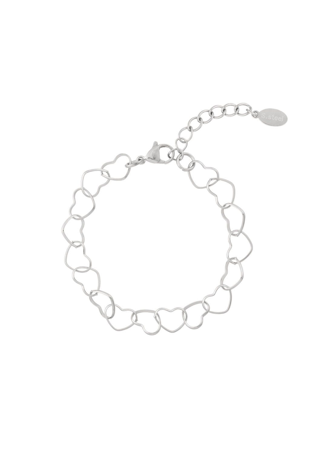Proud - schakelarmband Zilver