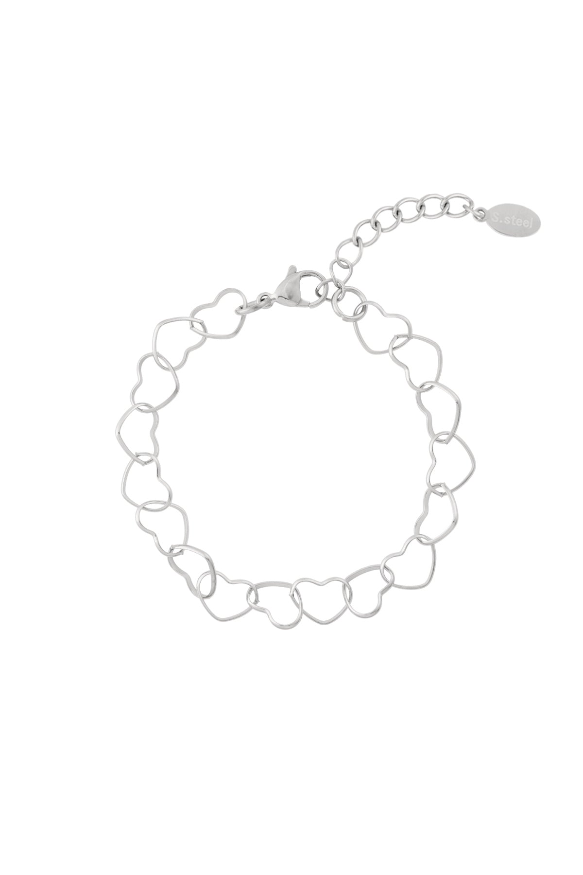 Proud - schakelarmband Zilver