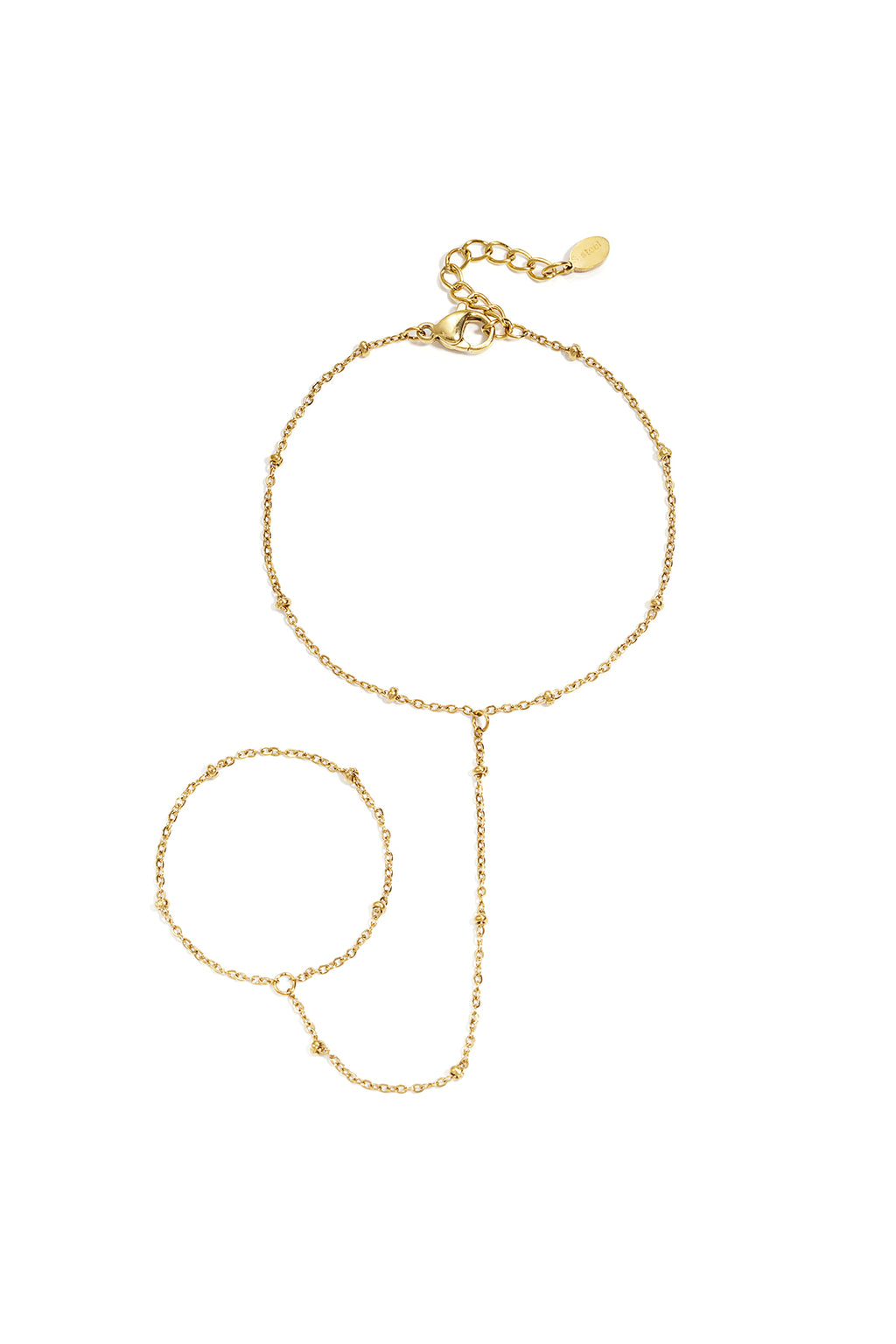 Honia - schakelarmband Goud