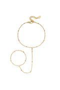 Honia - schakelarmband Goud