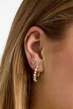 Tria - studs Goud detail