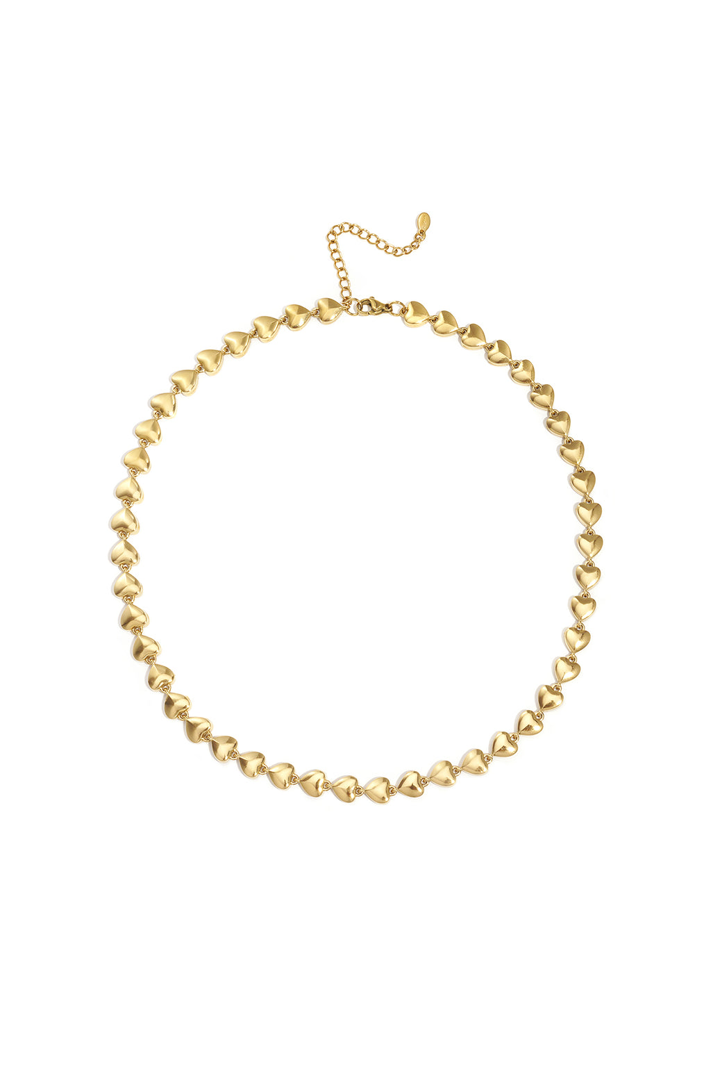 Love - hartjes ketting Goud