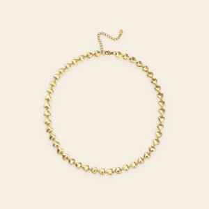 Love - hartjes ketting Goud