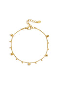 Dotty - schakelarmband Goud