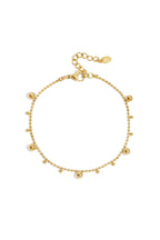 Dotty - schakelarmband Goud