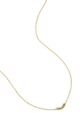 Pebble - schakelketting Goud detail