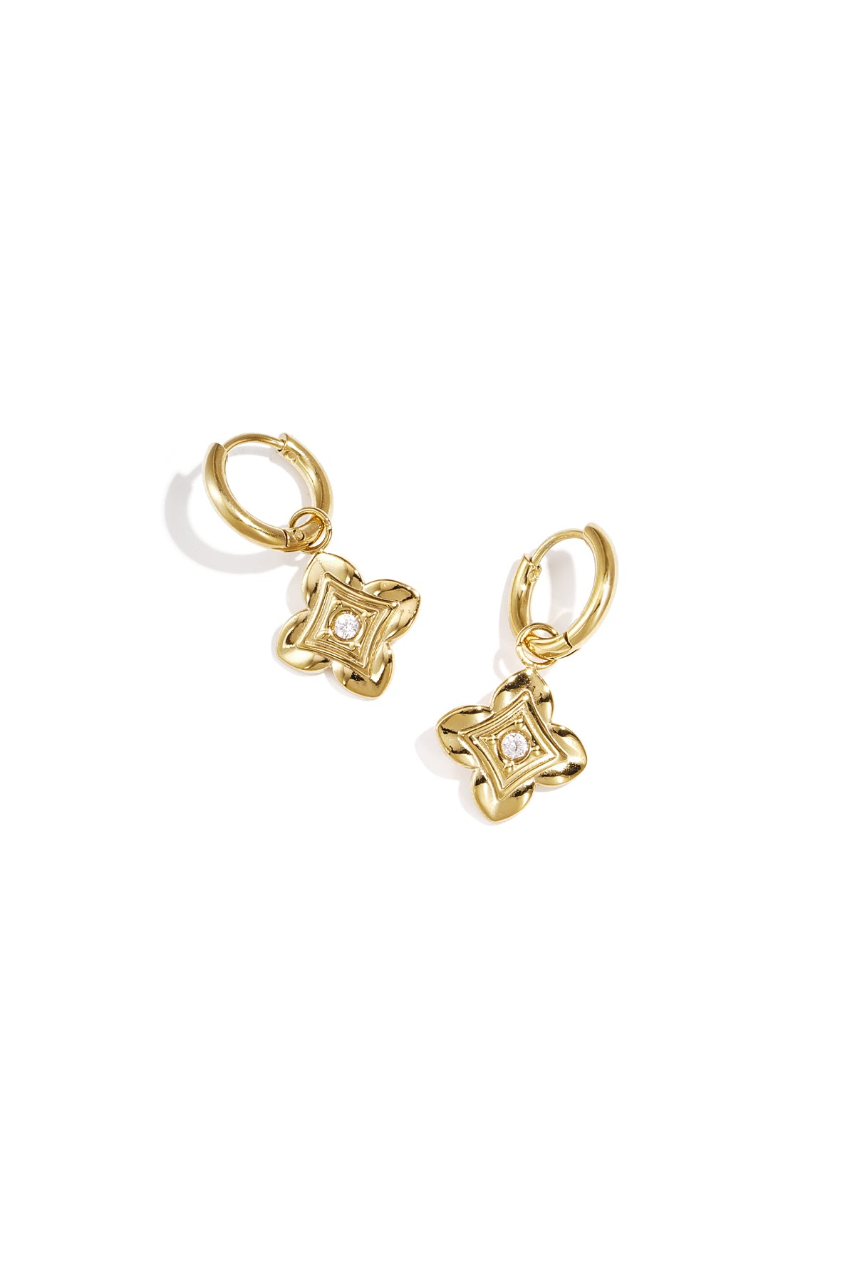Petal - oorhanger Goud