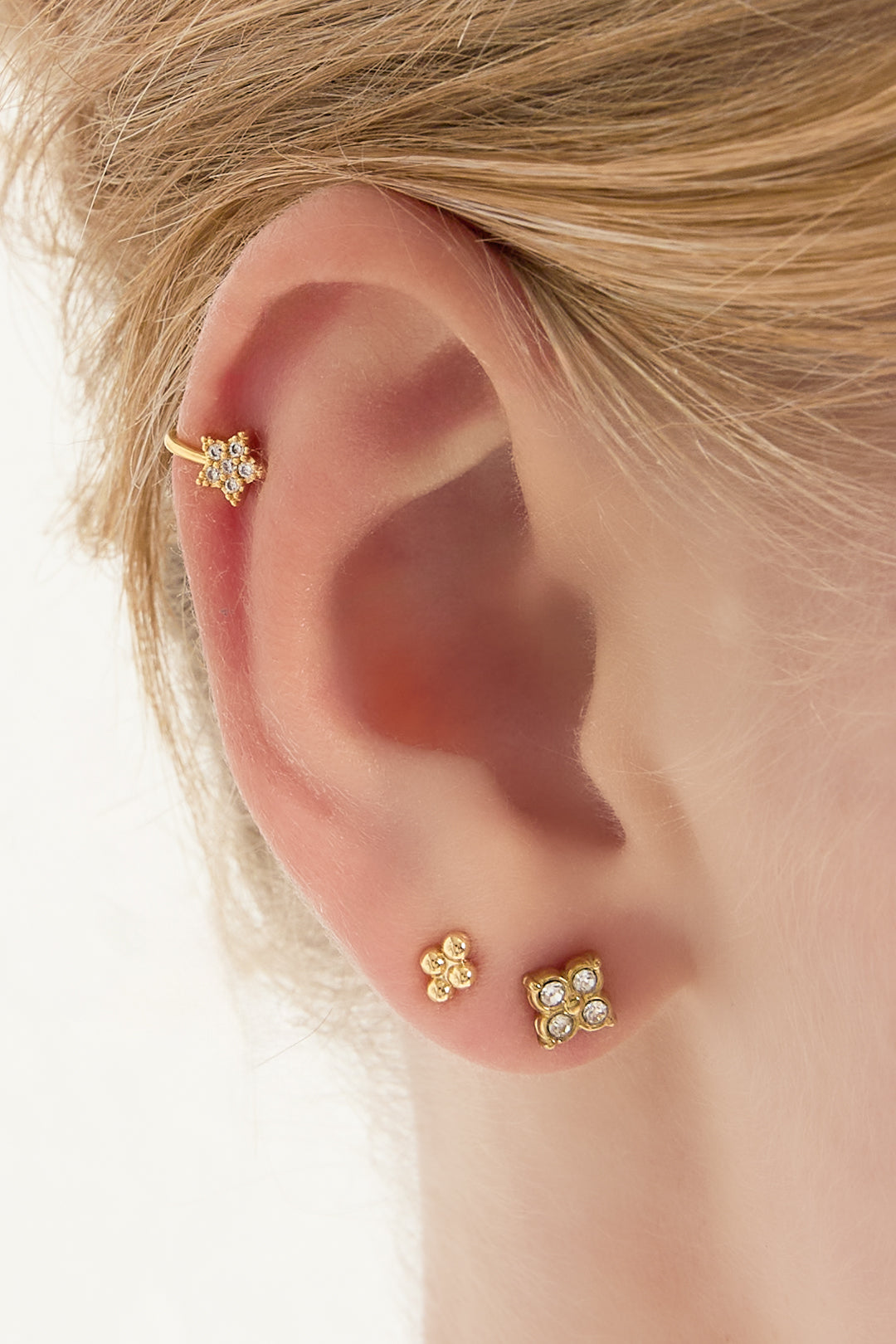 Unique - earcuff Goud aan oor