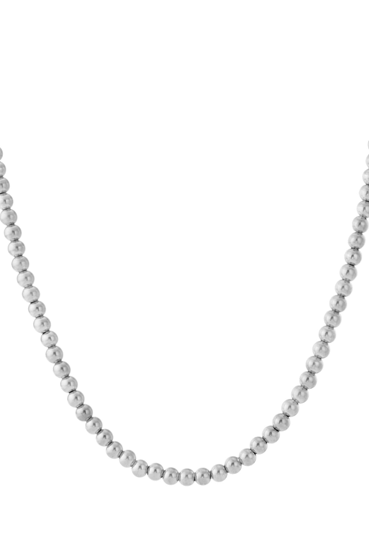 Elise - kralenketting Zilver