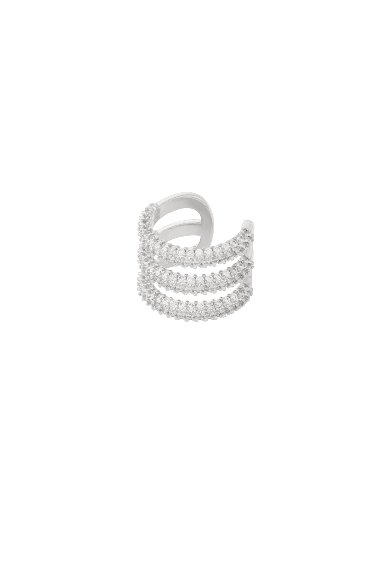 Sparkle - earcuff Zilver
