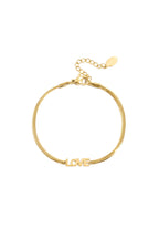 Mara - bedelarmband Goud