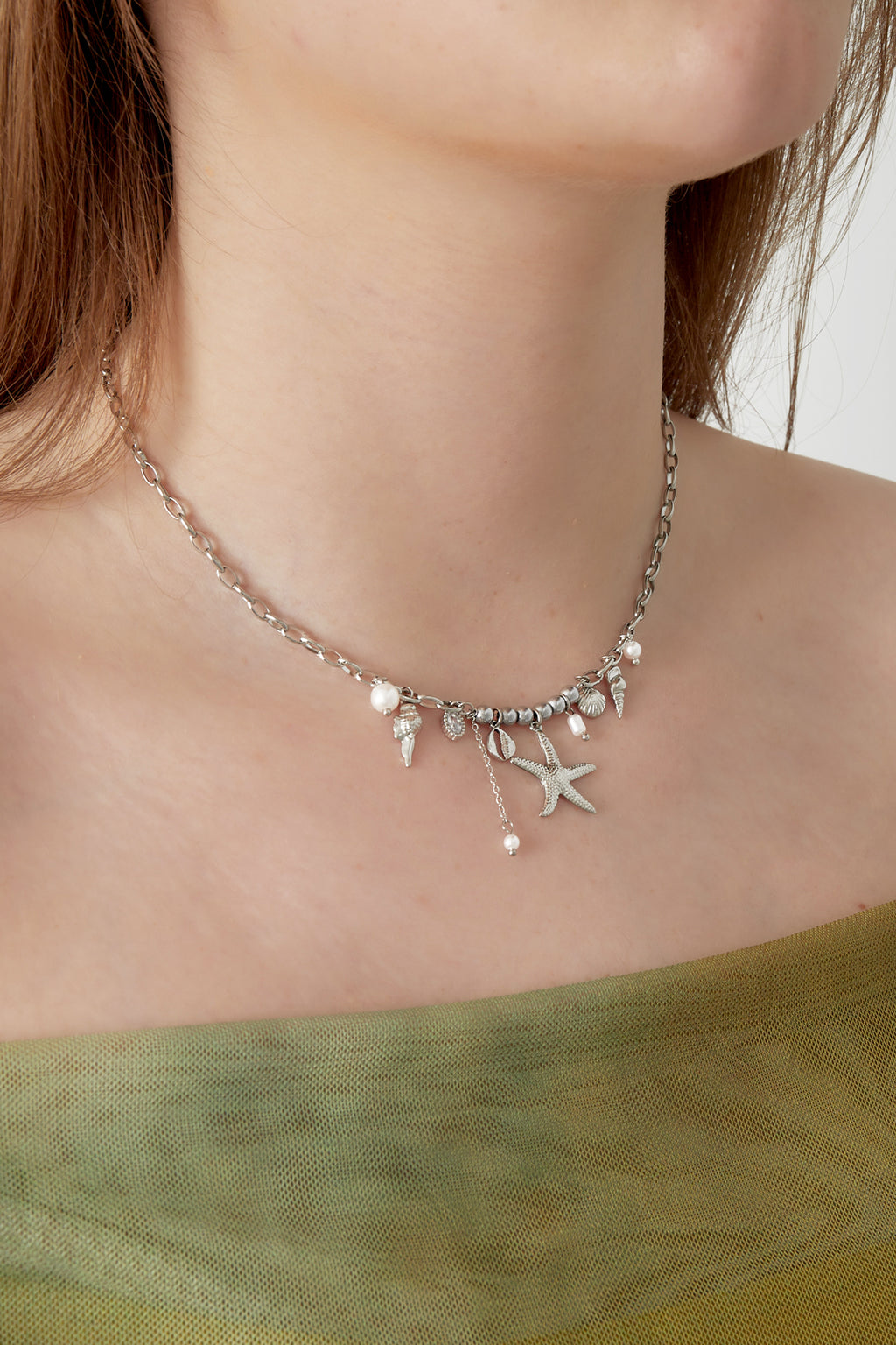 Summer - zomerse ketting Zilver