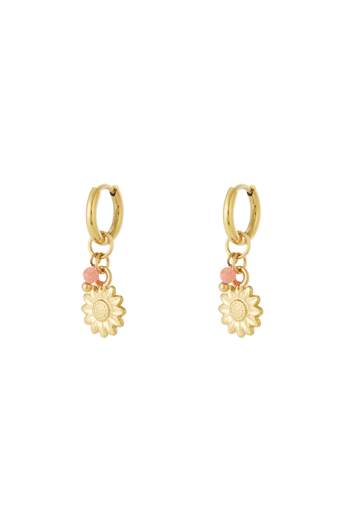 Rose - studs Roze detail
