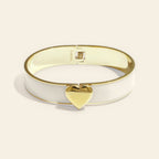 Amélie - Emaille armband met hartje