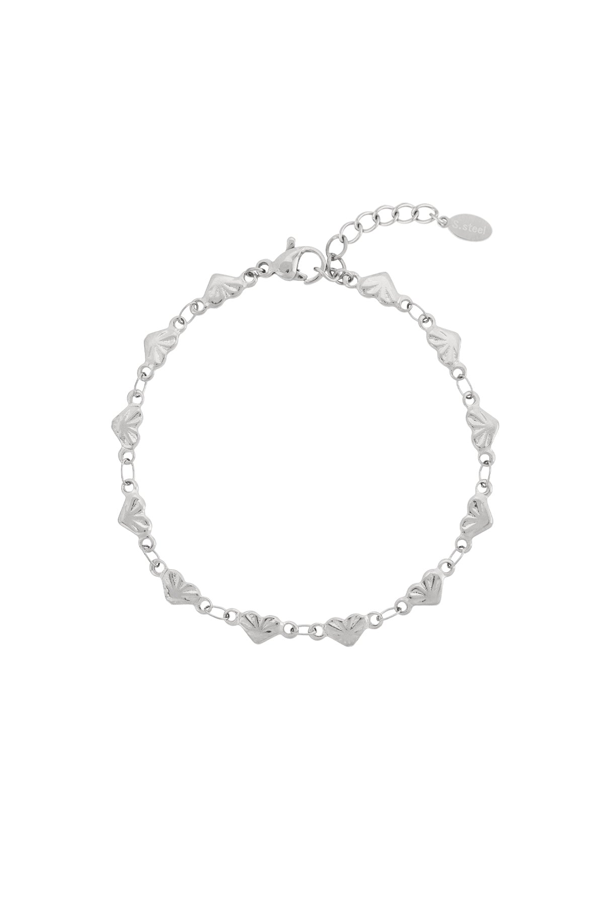 Brave - schakelarmband Goud detail