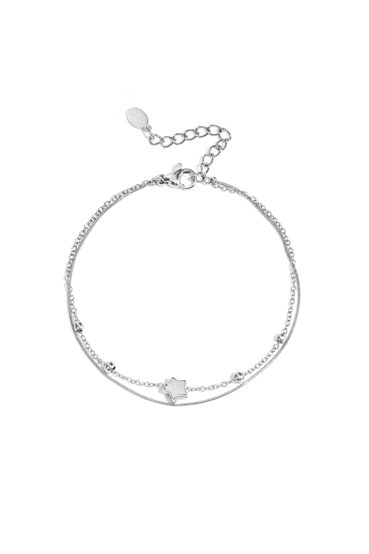 Cosmo - bedelarmband Goud detail