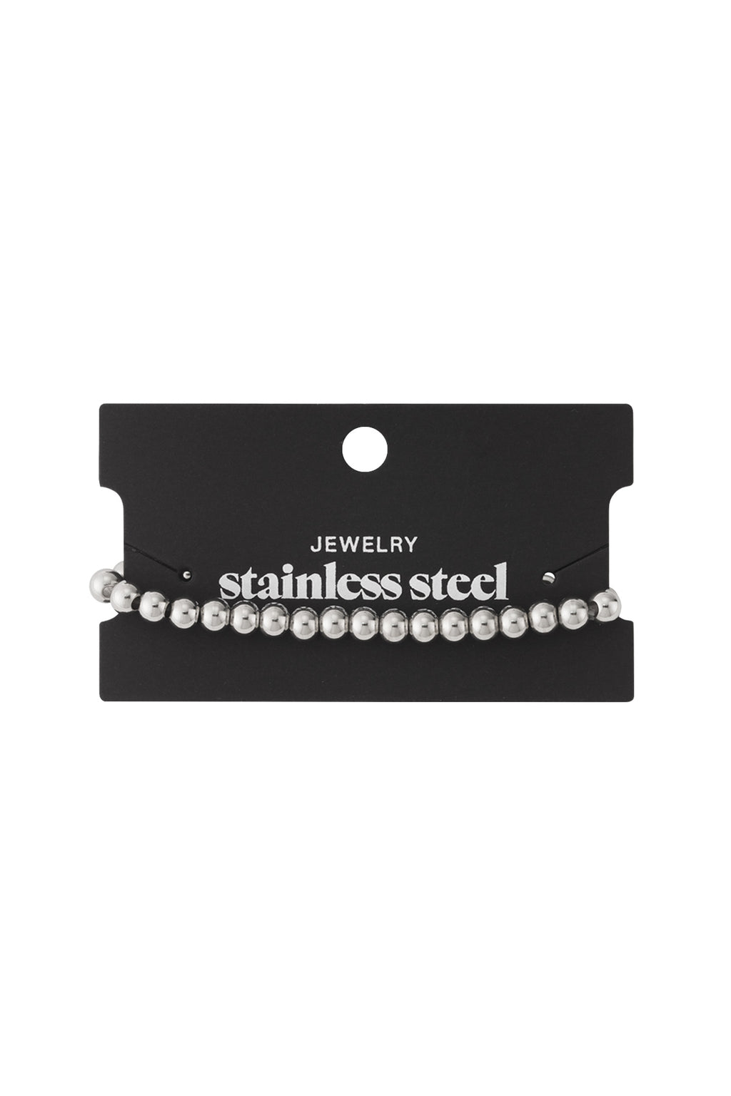 Stone - schakelarmband zilverkleurig