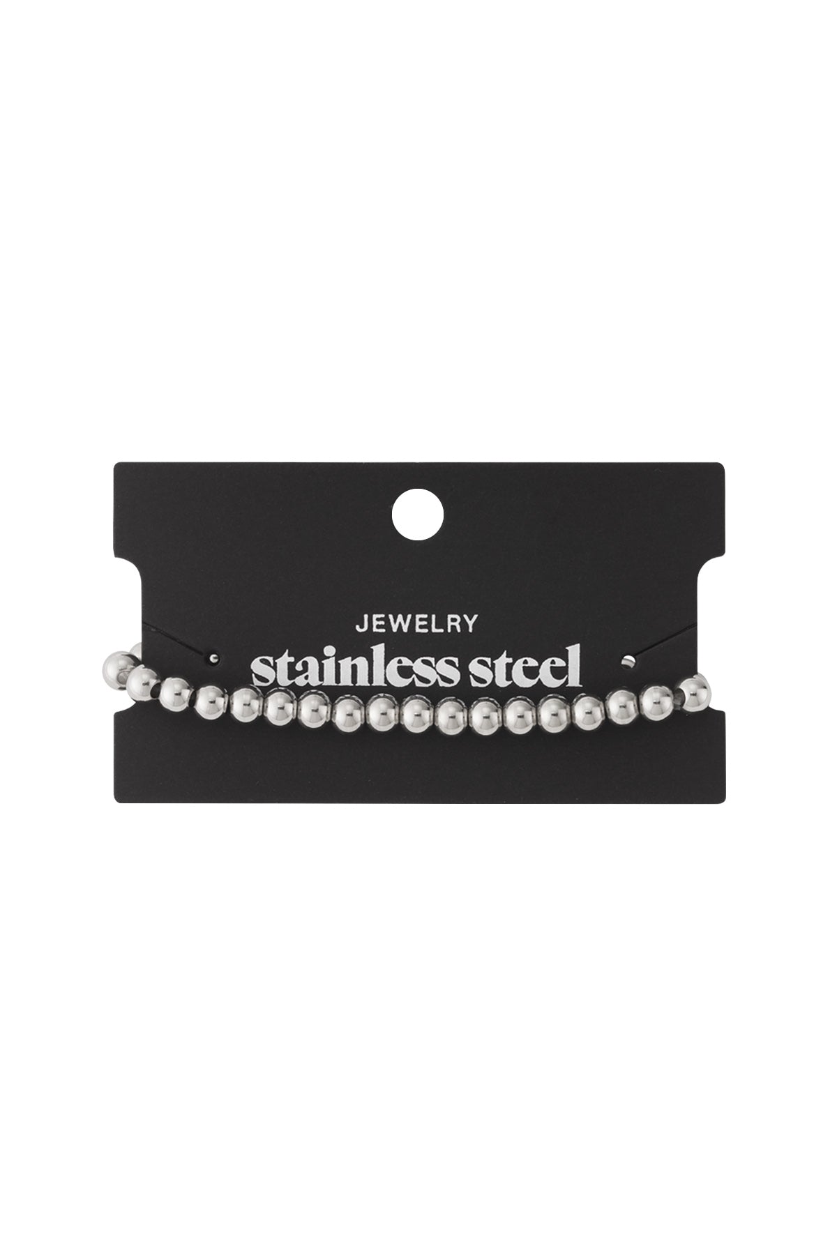 Stone - schakelarmband zilverkleurig