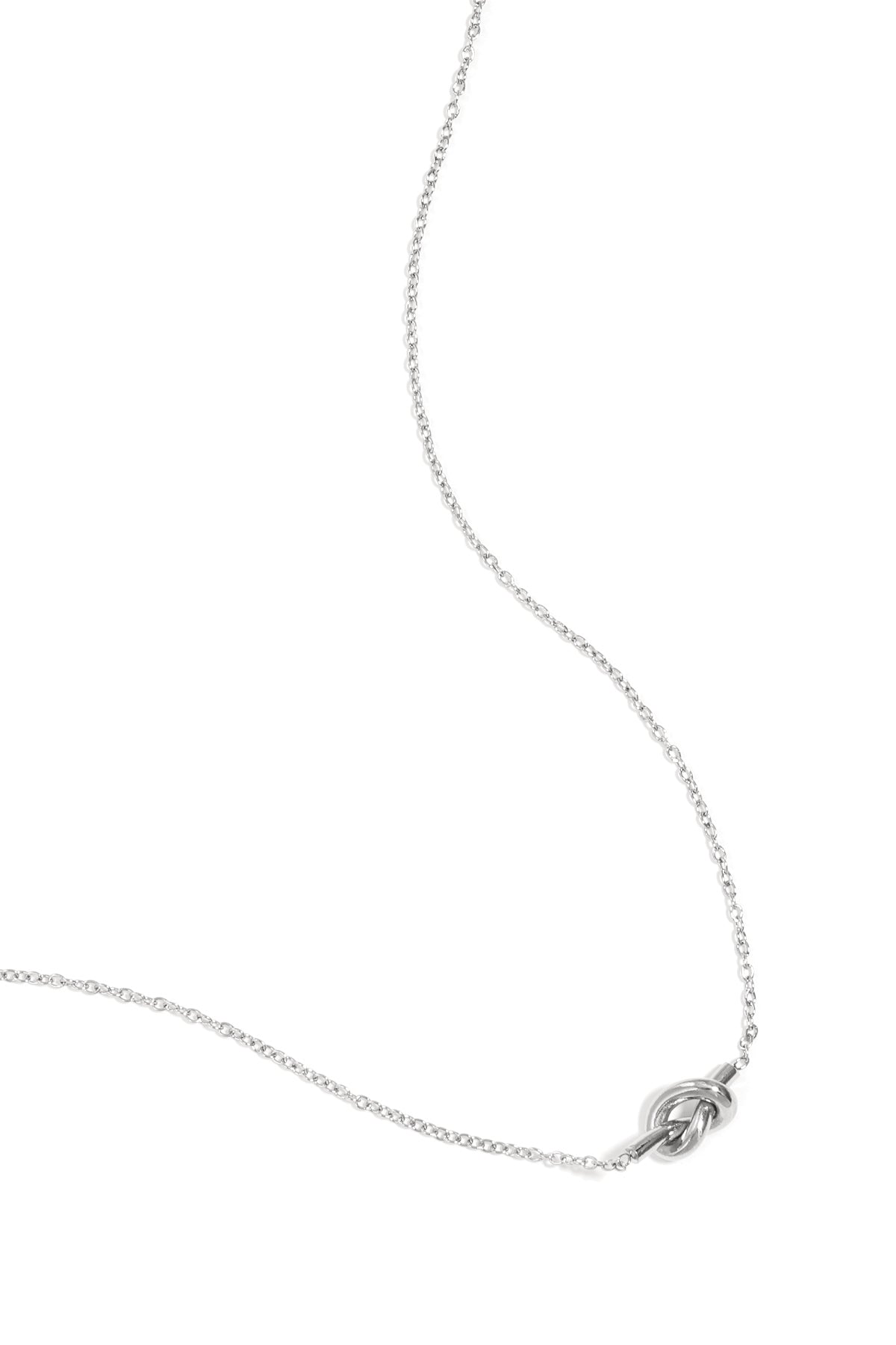 Knot - hanger ketting Goud detail