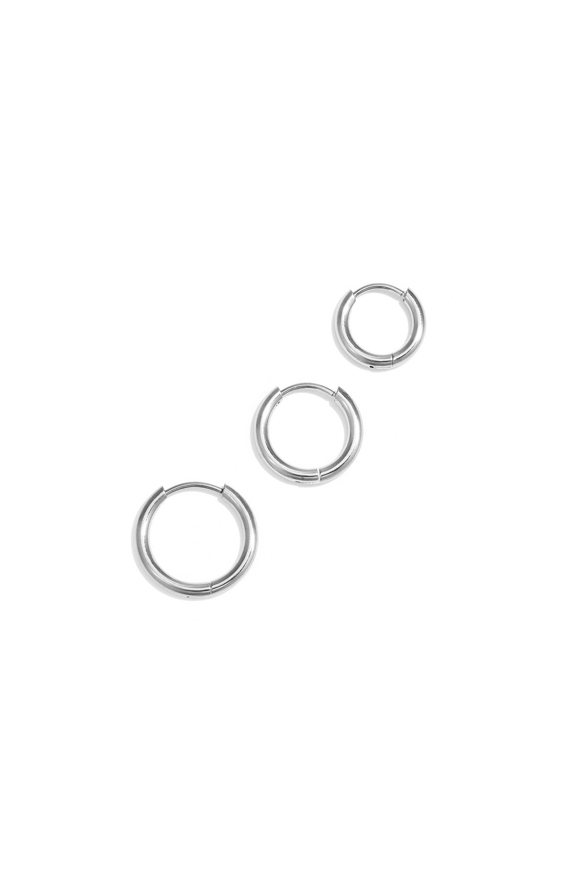 Trio - hoops set Goud detail