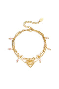 Dream - bedelarmband Goud