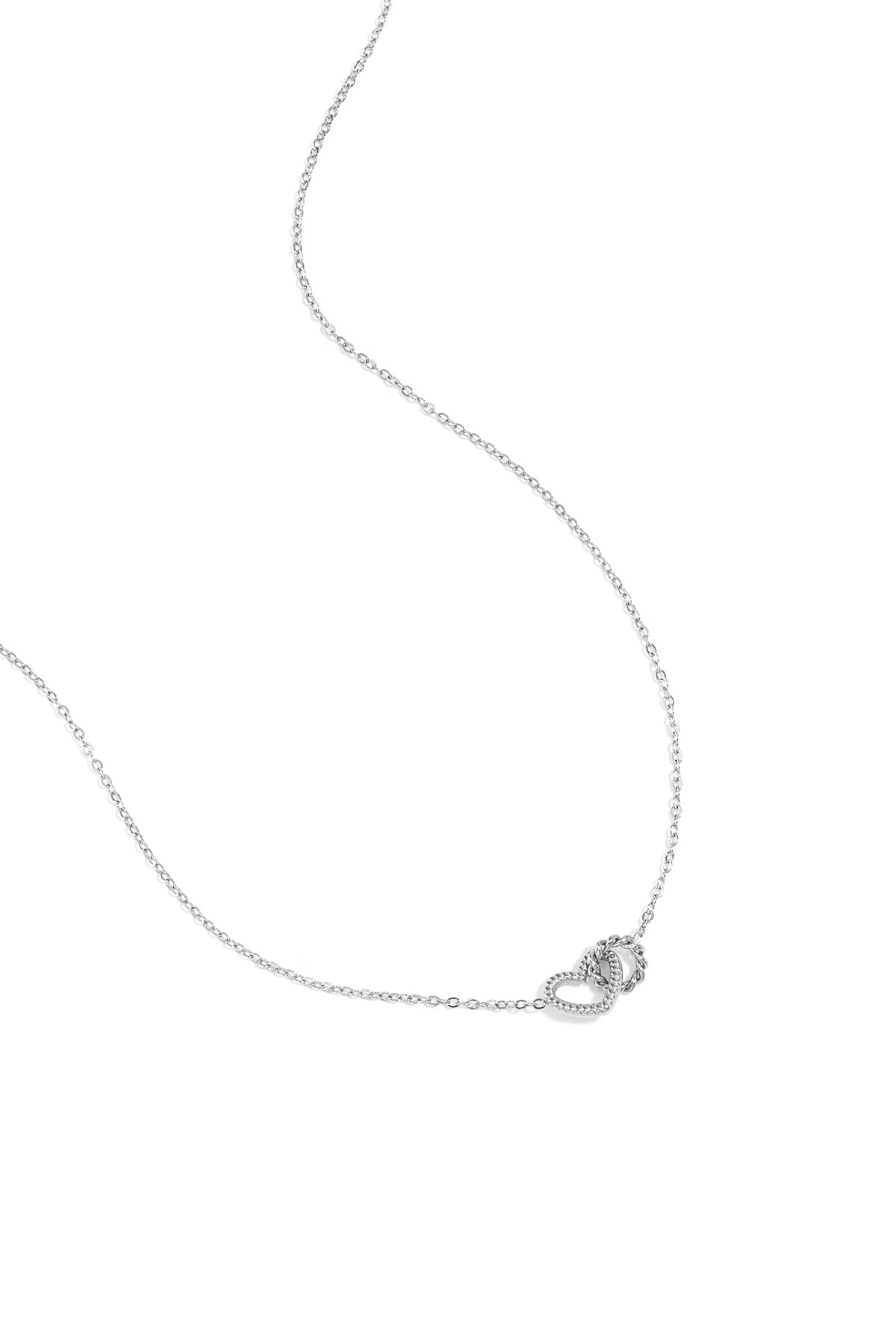Cara - hanger ketting Goud aan hals
