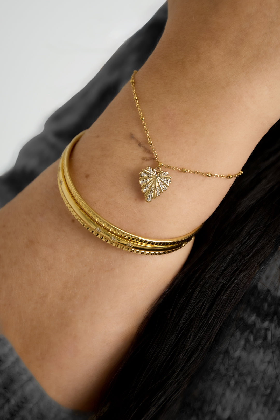 Sweetie - bedelarmband Goud detail